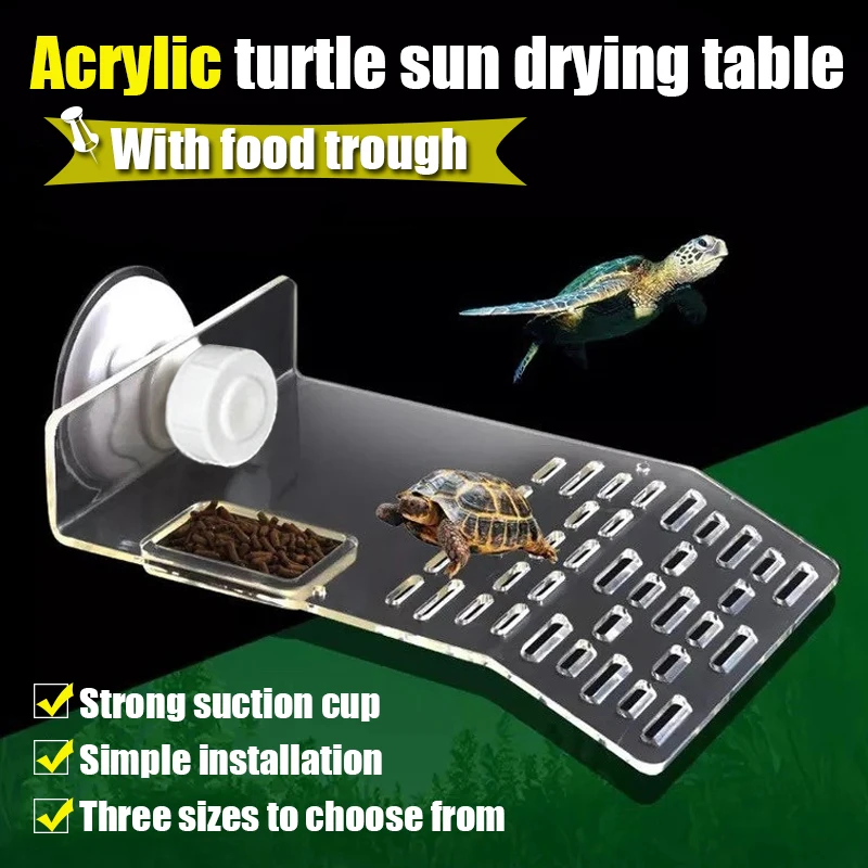 Marine Aquarium Hobby - 1PC S/M/L 크기 거북이 플랫폼 플로트