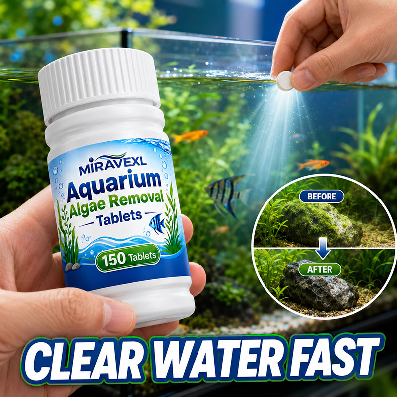 Marine Aquarium Live - 미라베엑스엘 150 수족관 조류 제거 정제,