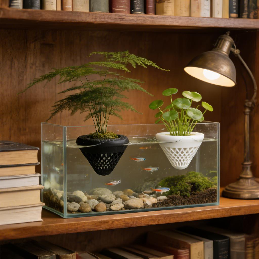 2PCS 플로팅 수족관 식물 홀더, 물고기 탱크용 걸이 - Marine Aquarium Hobby 리뷰 및 가격