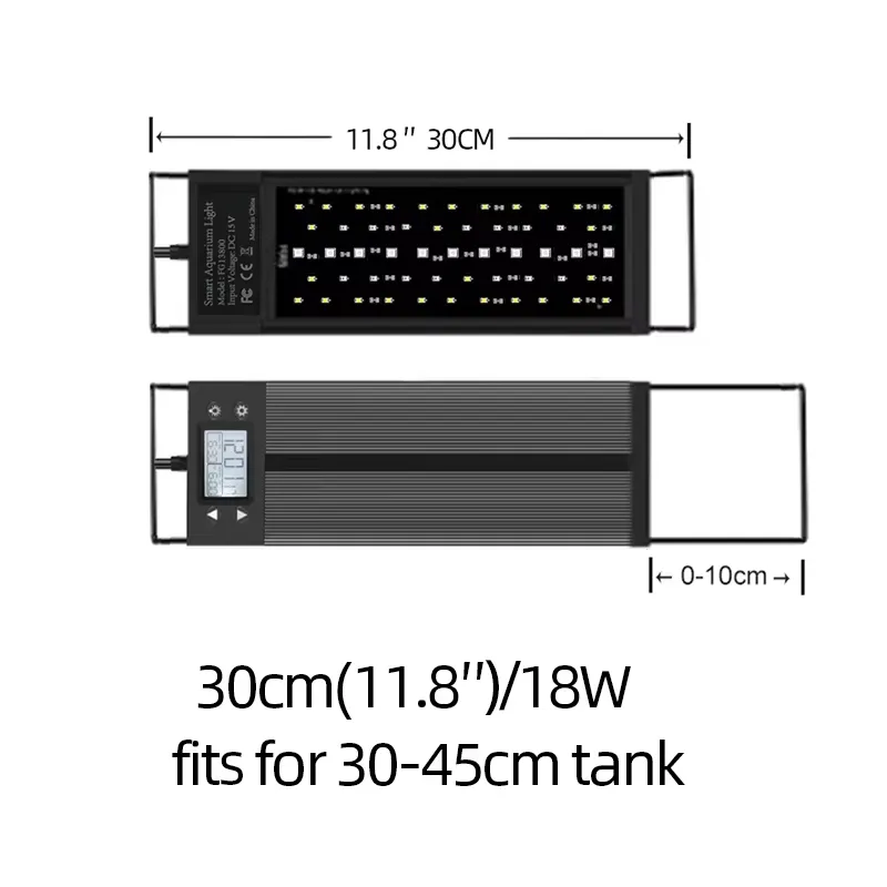 30cm 12인치 수족관 LED WRGB 해양 조명 ( - Marine Aquarium Hours 리뷰 및 가격
