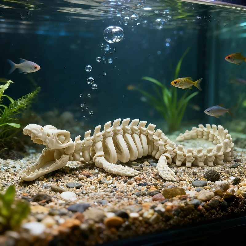 1개입 사실적인 모사사우루스 골격 어항 장식품, 어항  - Marine Aquarium Used 리뷰 및 가격