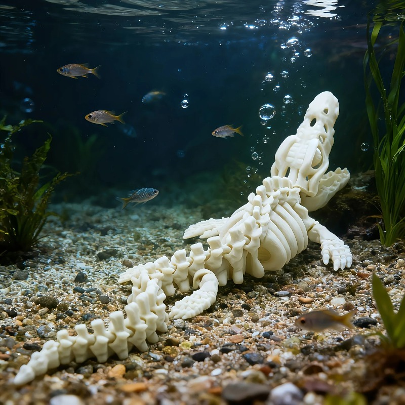 1개입 사실적인 모사사우루스 골격 어항 장식품, 어항  - Marine Aquarium Used 리뷰 및 가격