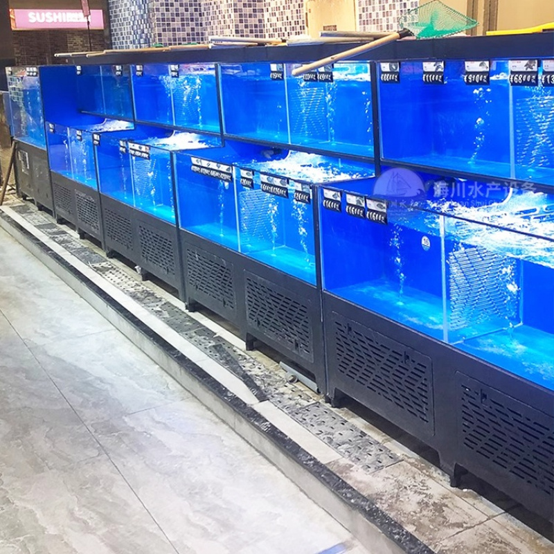 맞춤형 대형 아크릴 유리 수족관 해양 리프 산호 해산물 - Marine Aquarium Live 리뷰 및 가격